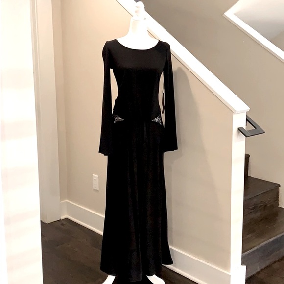 NWT - For Love and Lemons Black Maxi Dress - Picture 3 of 10